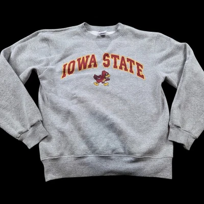 Sudadera De Colección Iowa State Cyclones Adulto Pequeña Gris Cuello Redondo Soffe Foto 1 de 4