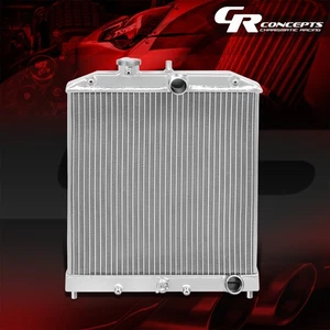 ALUMINUM 2-ROW RADIATOR FOR 1992-2000 CIVIC/DEL SOL/INTEGRA DC EG EK D15 D16 - Picture 1 of 6