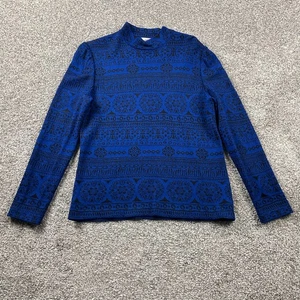 Suéter Tejido Santana Gris Marie Colección St John 8 Motivo Jacquard Todo EE. UU. - Imagen 1 de 16