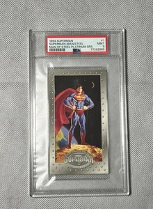 1994 SUPERMAN-MAN OF STEEL PLATINUM SRS. PSA 9 #1 DC - Picture 1 of 3