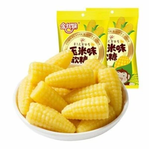 Chinese snacks【金丝猴玉米软糖 150g*3袋】Jinsihou Corn fudge 浓香玉米味 QQ糖休闲零食糖果橡皮糖结婚庆喜糖儿童零食 - Picture 1 of 4