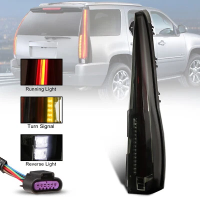 Luz trasera LED ahumada lateral derecha para Yukon Suburban 1500 Tahoe Yukon 2007-2014 Foto 1 de 4