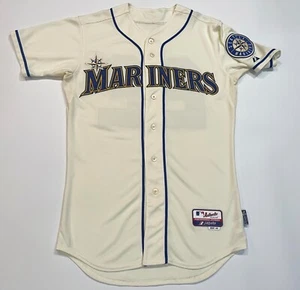 Majestic Authentic MLB Seattle Mariners CANO #22 Jersey Sz 40 Cream USA Sewn - Picture 1 of 10