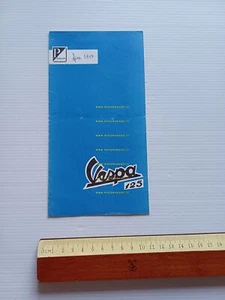 Piaggio Vespa 125 1957 depliant italiano originale - Picture 1 of 4