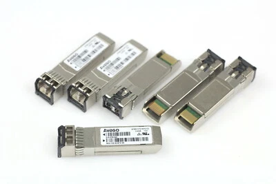 LOT OF 8 8G 8GFC Fibre Channel SFP+ LC MMF SW 850nm EMC 019-078-042 Avago AFBR-5 - Image 1 of 4