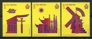 San Marino 2018 MNH Europe China Tourism Year 3v Set Architecture Stamps - Picture 1 of 1