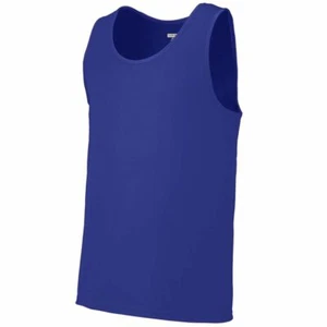Augusta Sportswear 703 Mens 100% Polyester Moisture Wicking Knit Training Tank - Picture 1 of 18