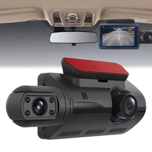 Cámara grabadora de video DVR para automóvil 1080P de doble lente de 3" con sensor G visión nocturna - Imagen 1 de 12