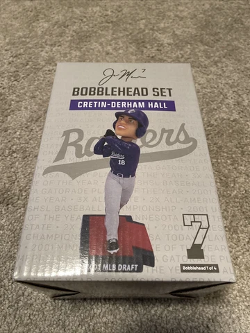 Joe Mauer Bobblehead Cretin-Derham Hall New In Box #1 Of 4 Cover