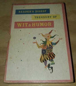 Reader's Digest - Treasury of Wit & Humor - Book Slip Cover 1958 - Book Of Humor - Picture 1 of 16