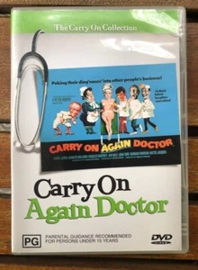 Carry On Again Doctor - movie 1969 (DVD, 2005) Region 4 - Picture 1 of 3