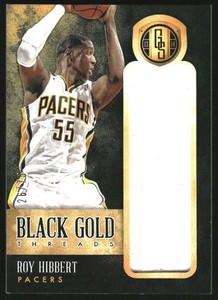 2013-14 Panini Gold Standard Black Gold Threads #32 Roy Hibbert Jersey /75