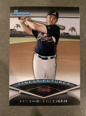 FREDDIE FREEMAN Rookie Insert Card 2011 Bowman Finest Futures Foto 1 de 2