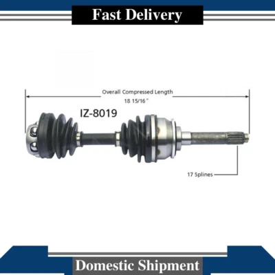 Se adapta a 1992 1993 1994 Isuzu Trooper TrakMotive eje articulado delantero derecho CV eje 1x Foto 1 de 3