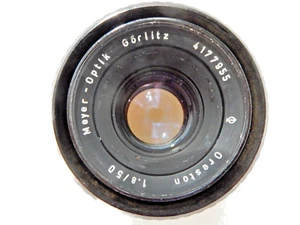 Meyer-Optik Gorlitz Oreston 50mm f1.8 (Early Style) Zebra M42 Mount, Germany 8+ - Picture 1 of 3