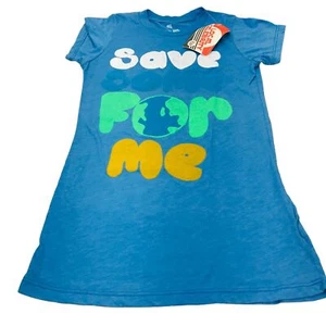 Local Celebrity Women's Size Small Save Some For Me Short Sleeve Tee Shirt Blue - Picture 1 of 12