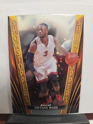 2023-24 Topps Finest Showstoppers SS-11 Dwyane Wade, Miami Heat Refractor SP - Image 1 of 2