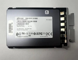 Micron 5200 ECO 2.5" SSD Enterprise 480GB SSD SATA 6G MTFDDAK480TDC - Picture 1 of 5