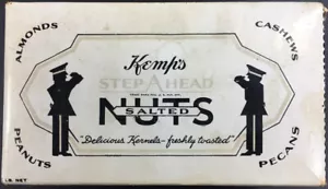 Kemp’s Step A Head Noci Salate 1941 Somerville Massachusetts Scatola Alimentare Originale - Foto 1 di 6