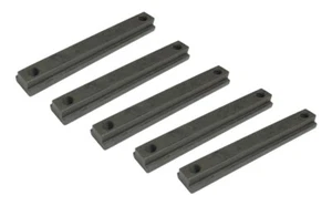 METAL TEE STRIP SLOT COVERS x 5 ON METAL LATHES LIKE MYFORD SUPER 7 + ML7 - Picture 1 of 2