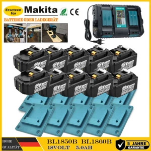 10X Para Makita 18V Batería BL1850B BL1860B LXT BL1890 BL1840B Cargador de batería de repuesto - Imagen 1 de 15