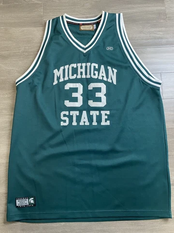 Michigan State Spartans Magic Johnson #33 Jersey Sz 3xl Hardwood Legends Bball Cover
