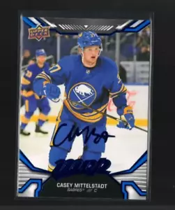 Casey Mittelstadt 2022-23 Upper Deck MVP Hockey #130 Buffalo Sabres Blue Script - Picture 1 of 2