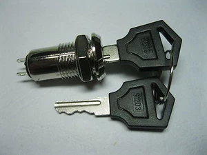 5 pcs Key Switch ON/OFF Lock Switch KS2 29.5x11.5mm KS-2 New - Picture 1 of 3