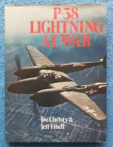 P-38 Lightning At War by Joe Christy (HCDJ, 1978, 1st Ed) - Picture 1 of 14