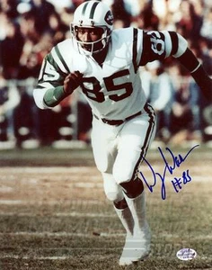 Wesley Walker New York Jets Signed Autographed Action 8x10 - Picture 1 of 1