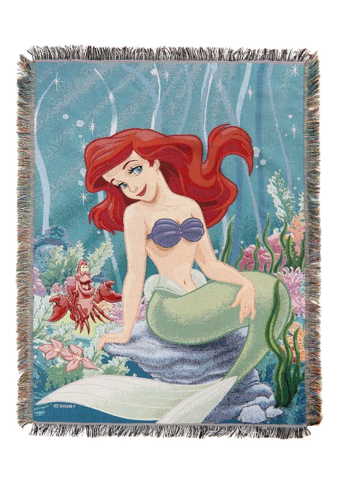 Ariel Garden Mermaid Tapestry Throw - Image 1 of 1