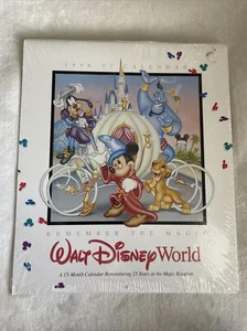 Vintage Walt Disney World 15 Monatskalender 1996-97 25th Anniversary VERSIEGELT - Bild 1 von 7
