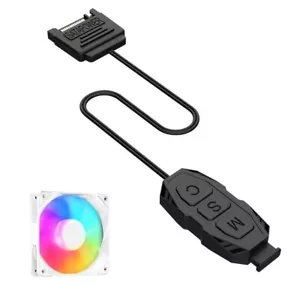 AU Desktop Chassis Fan LED Lighting SATA 3 Pin Power Supply 5V ARGB Controller - Picture 1 of 6