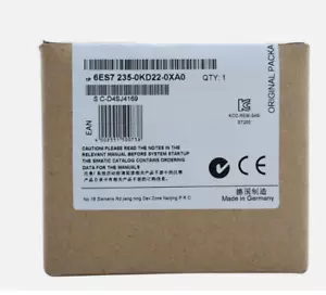 6ES7235-0KD22-0XA0 NEW SIEMENS ANALOG INPUT/OUTPUT MODULE 6ES7235-0KD22-0XA0 - Picture 1 of 1