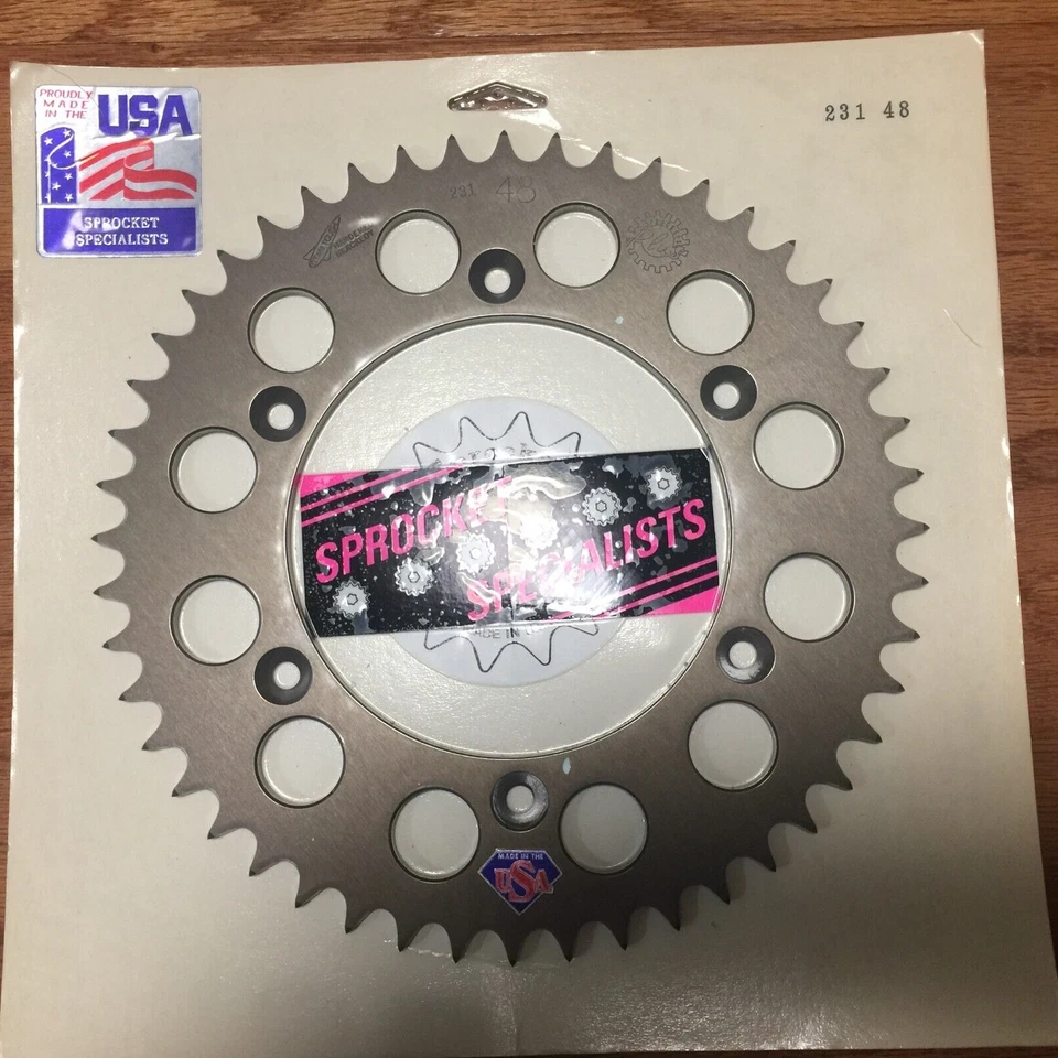 Roda dentada traseira ATK 250 406 1995-1996 alumínio titânio resistente 48 dentes - Imagem 1 de 3