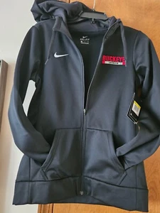 Nike Dri-Fit donna taglia S Buckeye Lacrosse giacca con cappuccio nuova - Foto 1 di 8