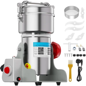 25000 U/min Electric Grain Grinder Commercial Spice Grinder Stainless Steel Set - Picture 1 of 21
