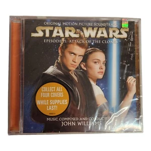 Star Wars Episode II Attack of Clones 2002 CD John Williams Alternate Cover - Imagen 1 de 9