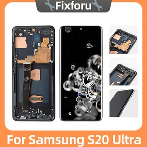 Per Samsung S20 Ultra G988 4G/5G OEM OLED Touch Screen Display Nero Ricambio - Foto 1 di 7