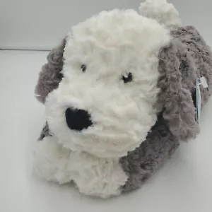 Jellycat Tumblie Sheep Dog Soft Toy Sheepdog Gray White - Picture 1 of 6
