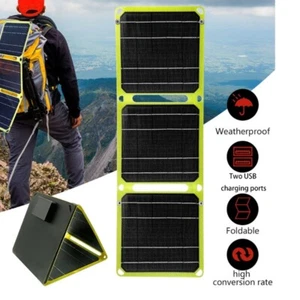 High Efficiency 40W Foldable Solars Panel for Backpacking and Survival Set - Picture 1 of 8