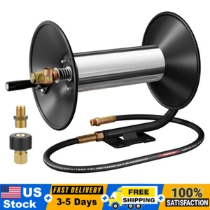 Handkurbel Hochdruckreiniger Schlauchtrommel (Schlauch nicht enthalten) für 100'x3/8" ID Schlauch - Bild 1 von 7