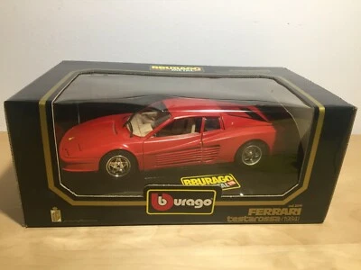BBURAGO FERRARI TESTAROSSA ROSSA.COD. 3019  1/18 - Immagine 1 di 4
