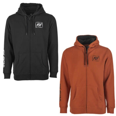 FLY RACING MEN'S LITE ZIP UP HOODIE SWEATSHIRT - Image 1 of 2