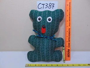 VINTAGE SOUTHWESTERN BELL PIONEERS PLUSH HUG A BEAR 9" PINE GREEN TWEED - Picture 1 of 6