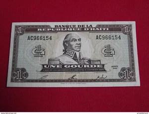 Haiti 1 Gourde 1992 Pick 259 - neuf ! - Imagen 1 de 2