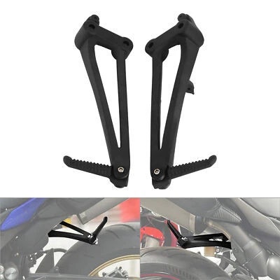 Rear Passenger Footpegs Footrest Bracket Fit For Yamaha YZF R1 YZFR1 09-14 13 12 - Image 1 of 4