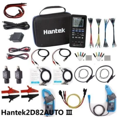 Hantek 2D82 Auto III Automotive OscilloscopeDiagnostic+DMM+Waveform Generator - Image 1 of 4