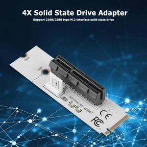 NGFF M.2 na PCI-E 4X Riser Card M2 Klucz M na PCIe X4 Adapter dysku półprzewodnikowego - Zdjęcie 1 z 6