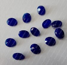 Natural Blue Jade Oval Faceted Cut 6x8mm To 20x25mm  Loose Gemstone
